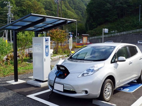 電気自動車の急速充電器普及促進への取り組み1